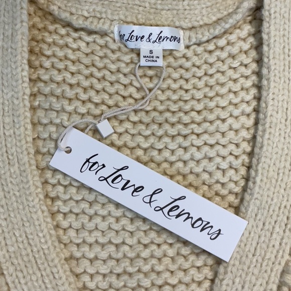 For Love & Lemons Cardigan. NWT. - Picture 3 of 12